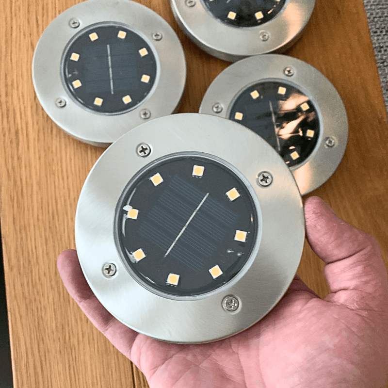 Lot de lampes LED solaires