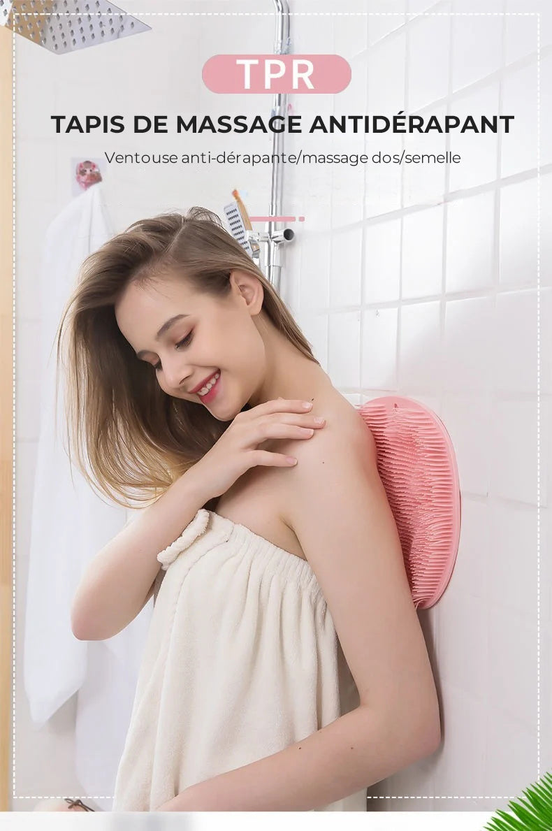 Brosse de douche massante