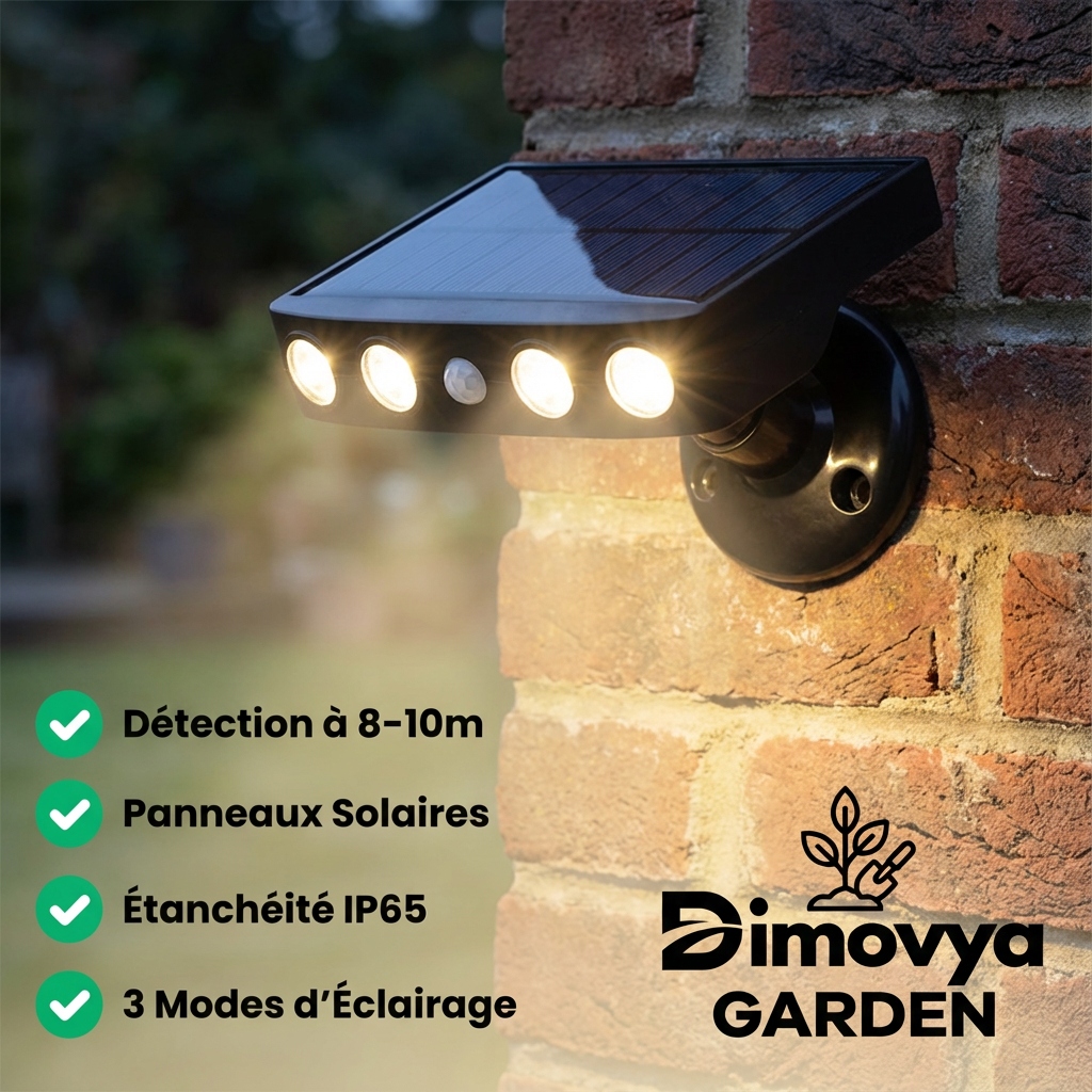 Lampe solaire murale