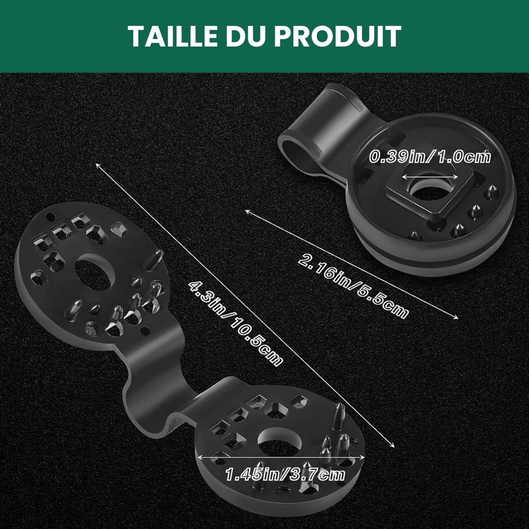 Clip de fixation pour toile d'ombrage