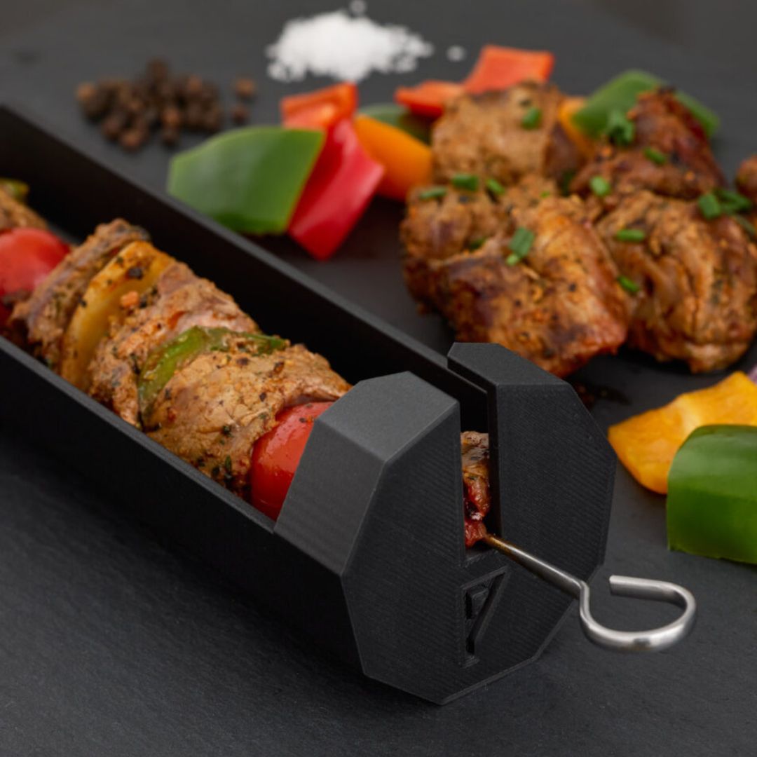 Tire brochette pour barbecue