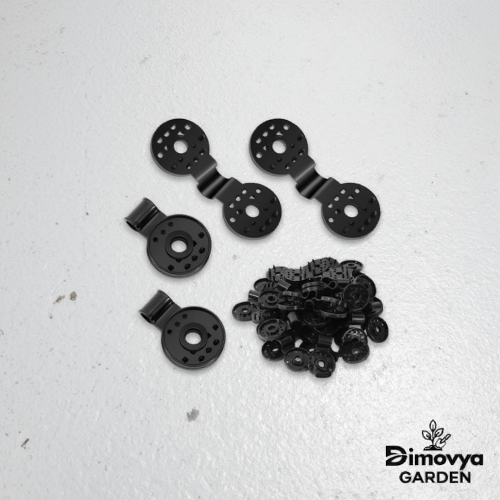 Clip de fixation pour toile d'ombrage