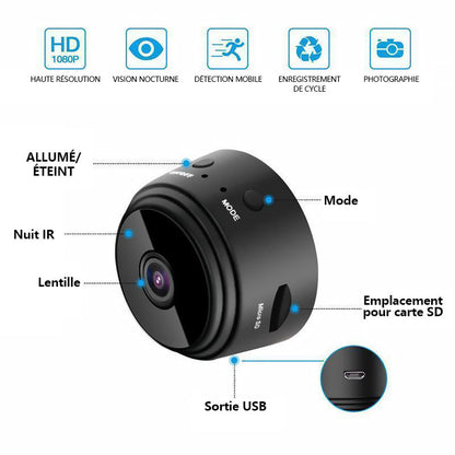 Mini Camera Espion HD 1080P