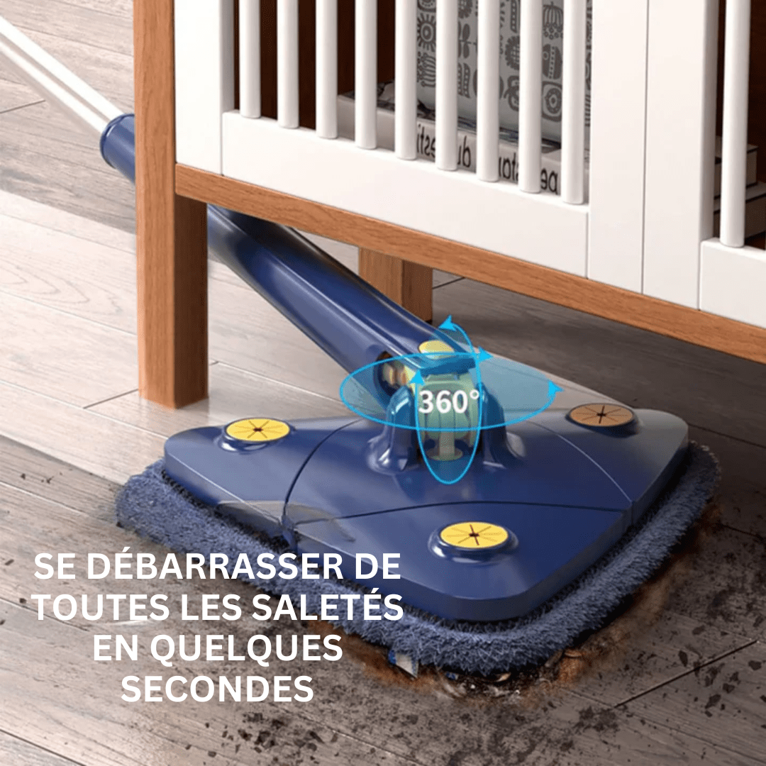 Balai de nettoyage à 360° (+ 6 SERPILLÈRES OFFERTES)
