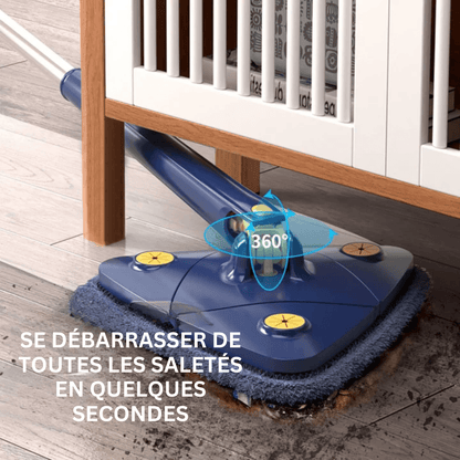 Balai de nettoyage à 360° (+ 6 SERPILLÈRES OFFERTES)