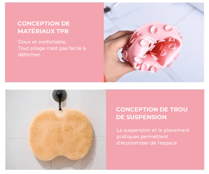 Brosse de douche massante