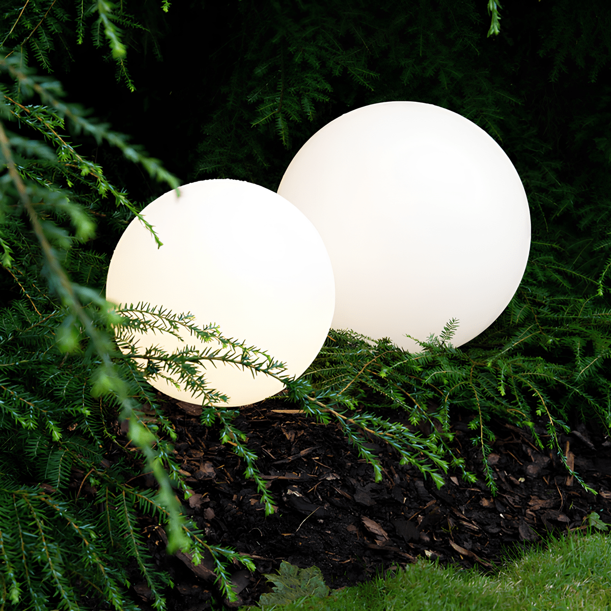 Lampe design boule de jardin