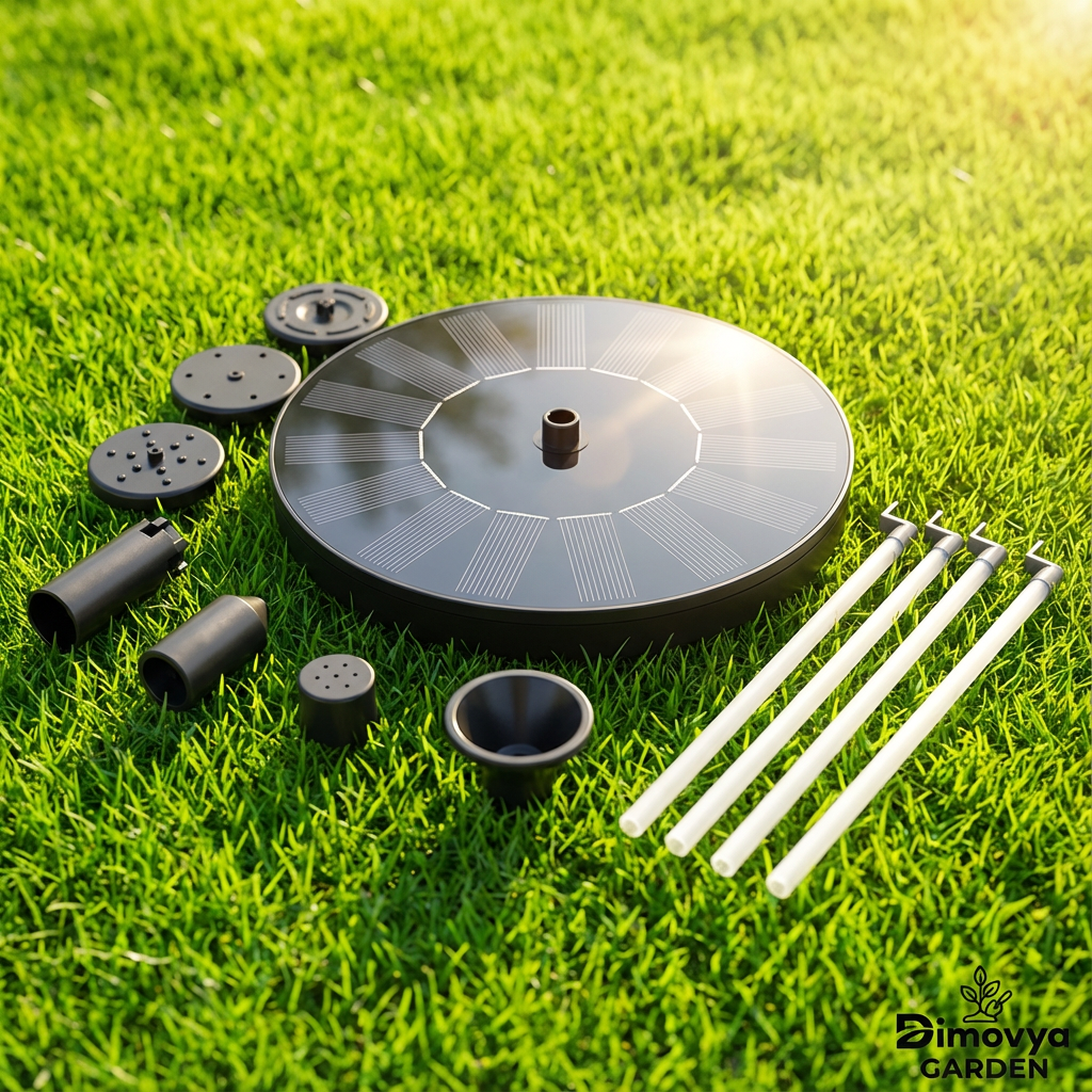 Fontaine Solaire Extérieure de Jardin