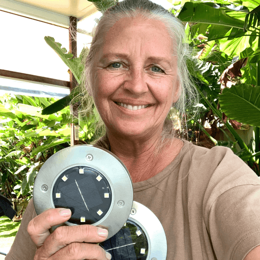 Set of solar LED lamps