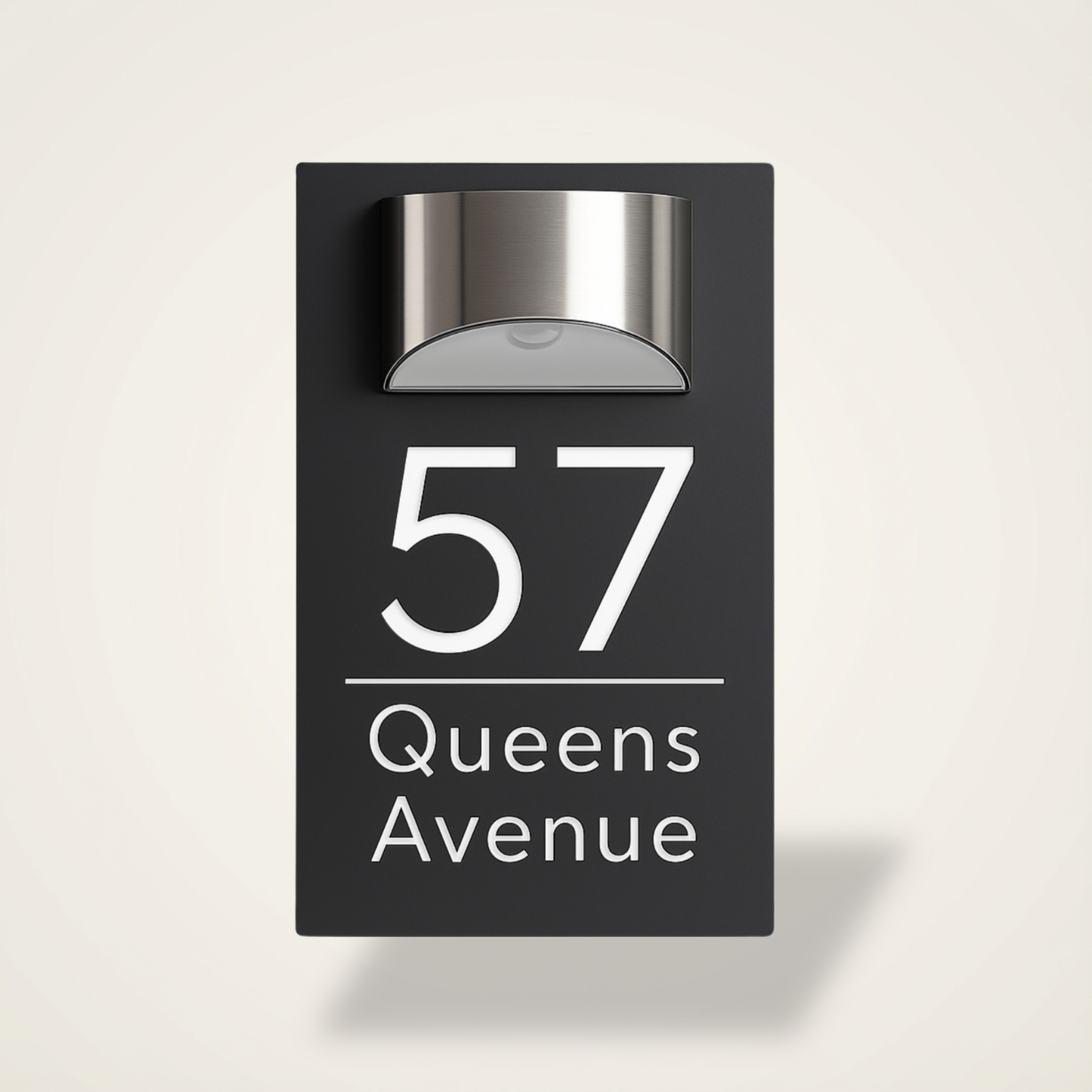 Plaque d'adresse personnalisée