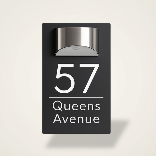 Plaque d'adresse personnalisée