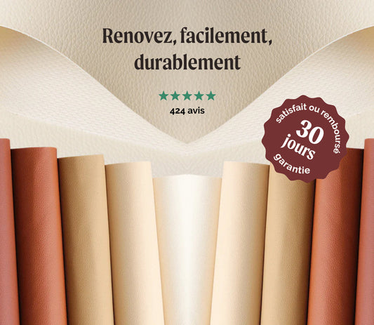 PATCH EN CUIR AUTO-ADHÉSIF