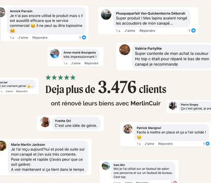 PATCH EN CUIR AUTO-ADHÉSIF