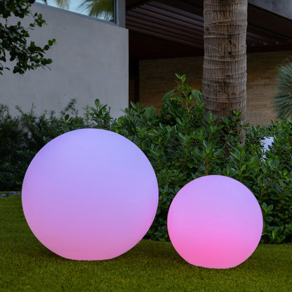 Lampe design boule de jardin