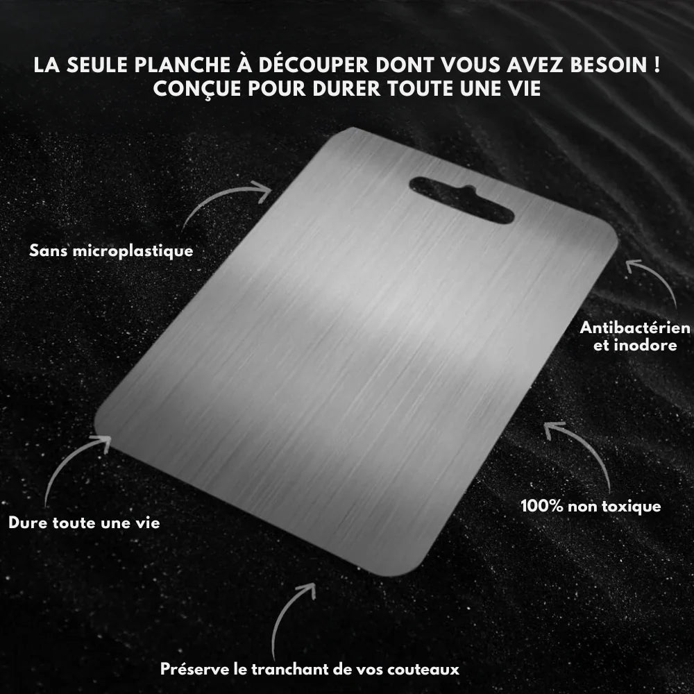 Planche à découper en titane