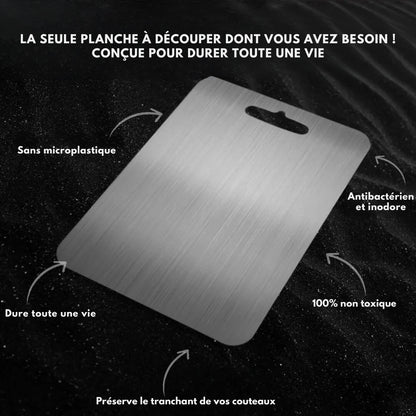 Planche à découper en titane
