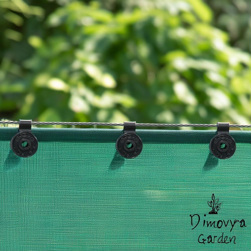 Clip de fixation pour toile d'ombrage