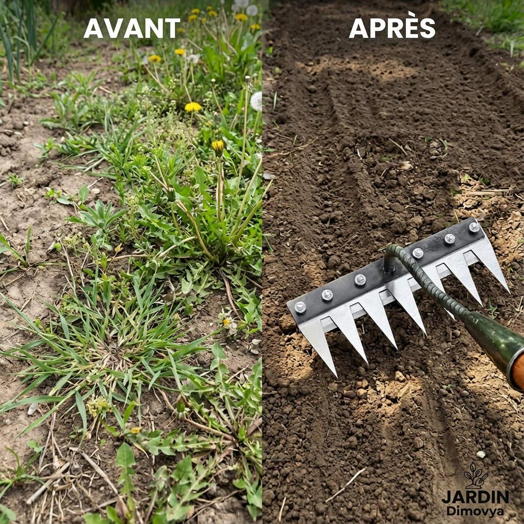 Râteau de désherbage