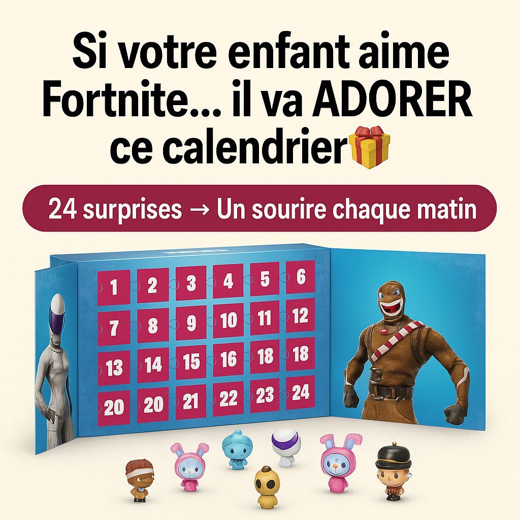 Calendrier de l’Avent Fortnite