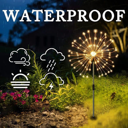 Lampes solaires Feux d’artifice