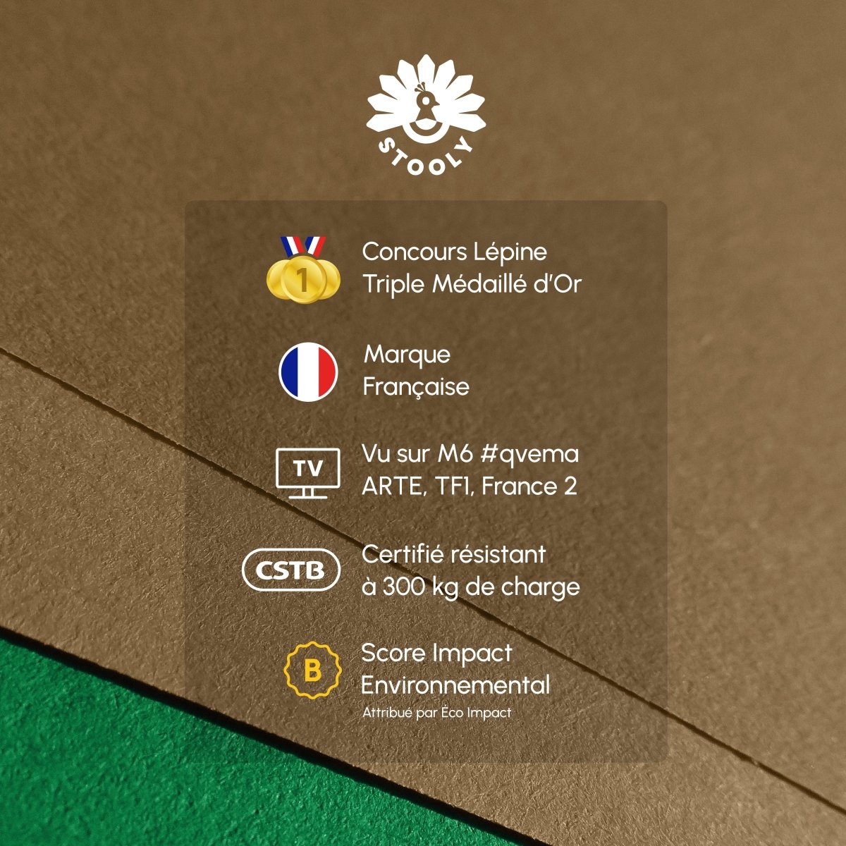 Tabouret pliable révolutionnaire