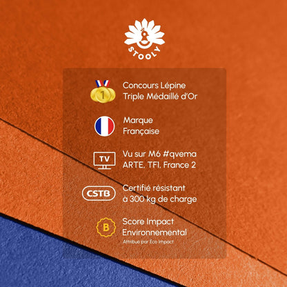 Tabouret pliable révolutionnaire